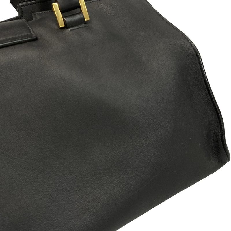 Saint Laurent Paris Handbag Petit Cabas 311210 Black Leather