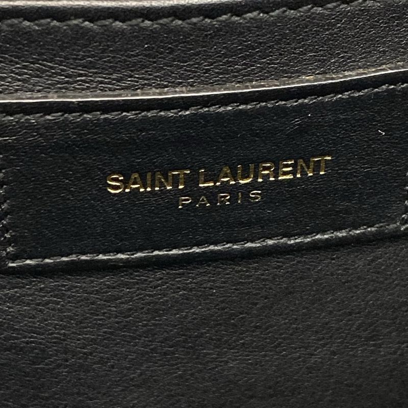 Saint Laurent Paris Handbag Petit Cabas 311210 Black Leather