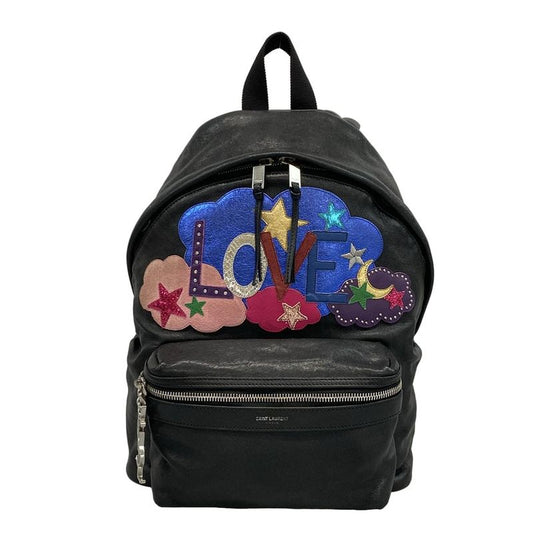 Saint Laurent Paris Rucksack Sac City California 454319 Black X Blue X Multi