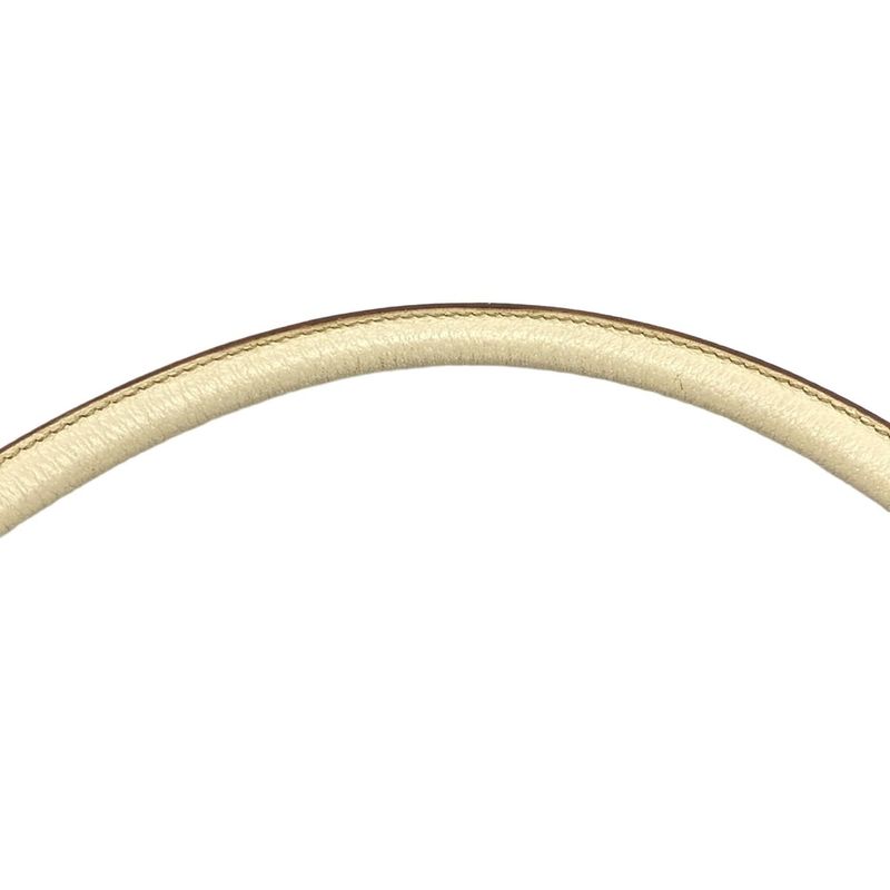 Gucci Shoulder Bag GG Pattern Abbey 130738 Beige X Dark Brown X Ivory Leather