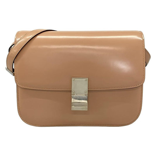 Celine Shoulder Bag Classic Medium Pink Beige