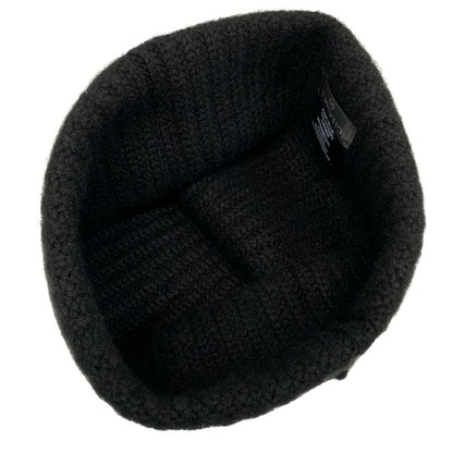 Chanel Knit Hat - Black Cashmere