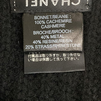 Chanel Knit Hat - Black Cashmere
