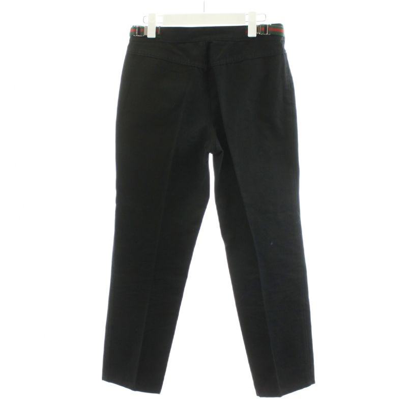 Gucci Pants Slacks Cotton 42 Black 255234 Zj208 An1