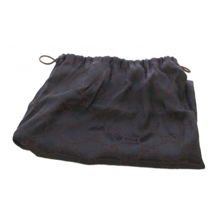 Gucci Sandals Strap Leather Square Toe 34.5cm (13.58in) C Black Tk