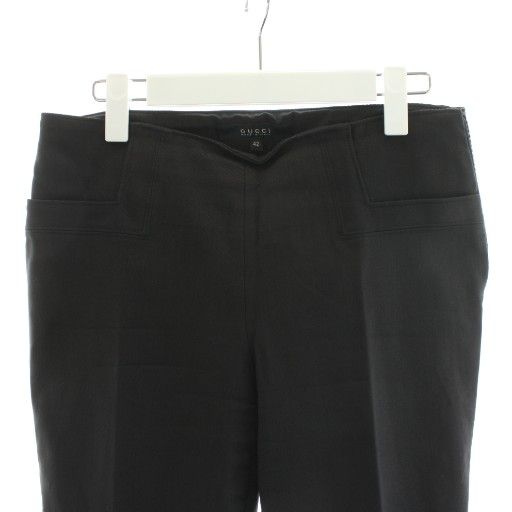 Gucci Pants Slacks Wool 42 Brown 119411 An3