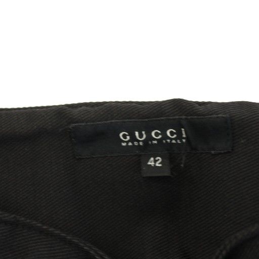 Gucci Pants Slacks Wool 42 Brown 119411 An3