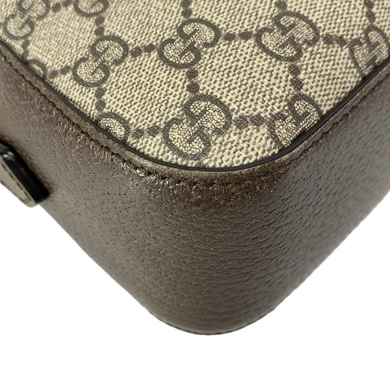 Gucci Shoulder Bag Neo Vintage Ophidia GG Mini Bag 476466 Beige X Dark Brown X