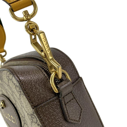 Gucci Shoulder Bag Neo Vintage Ophidia GG Mini Bag 476466 Beige X Dark Brown X