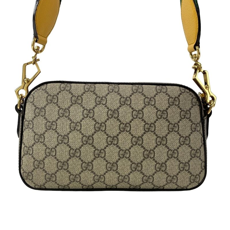 Gucci Shoulder Bag Neo Vintage Ophidia GG Mini Bag 476466 Beige X Dark Brown X