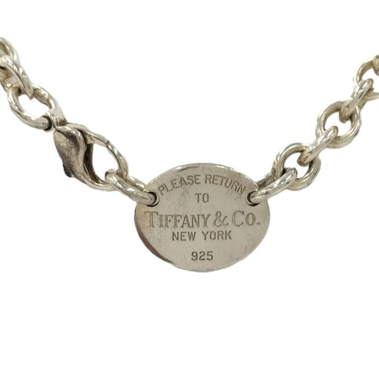 Tiffany & Co Return Toe Tiffany & Co Silver Necklace Oval Tag Sv925