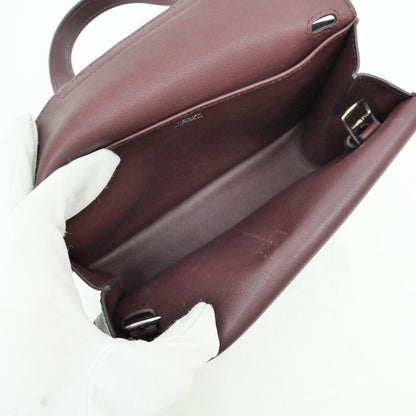 Hermes Arzan Mini Hand Shoulder - Bag Bordeaux - A Engraved 2017