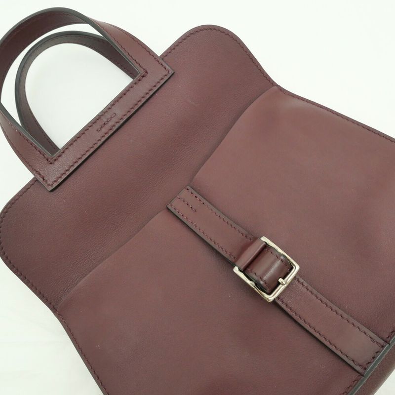 Hermes Arzan Mini Hand Shoulder - Bag Bordeaux - A Engraved 2017