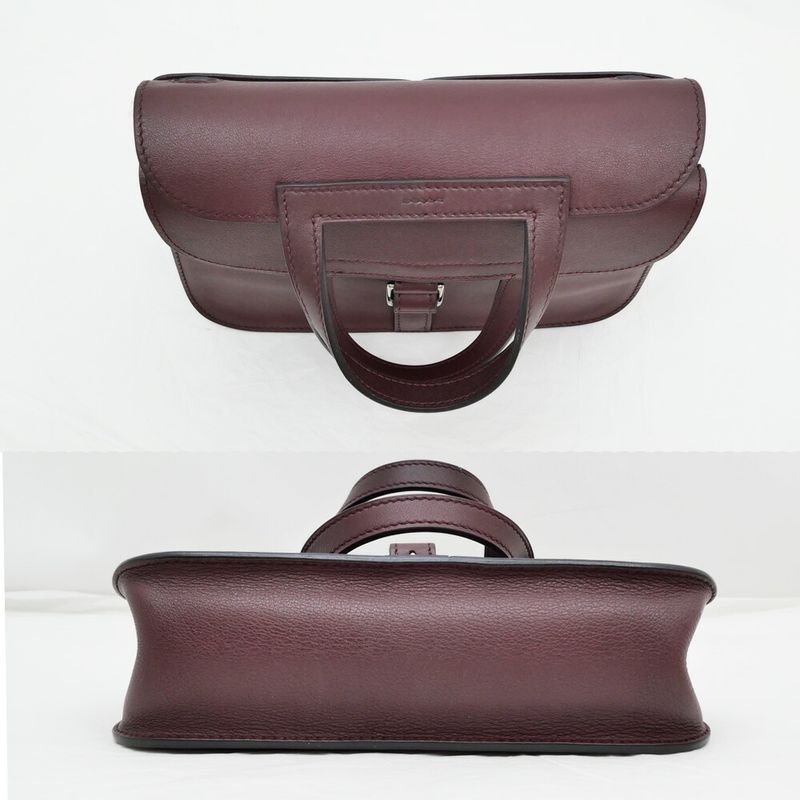 Hermes Arzan Mini Hand Shoulder - Bag Bordeaux - A Engraved 2017