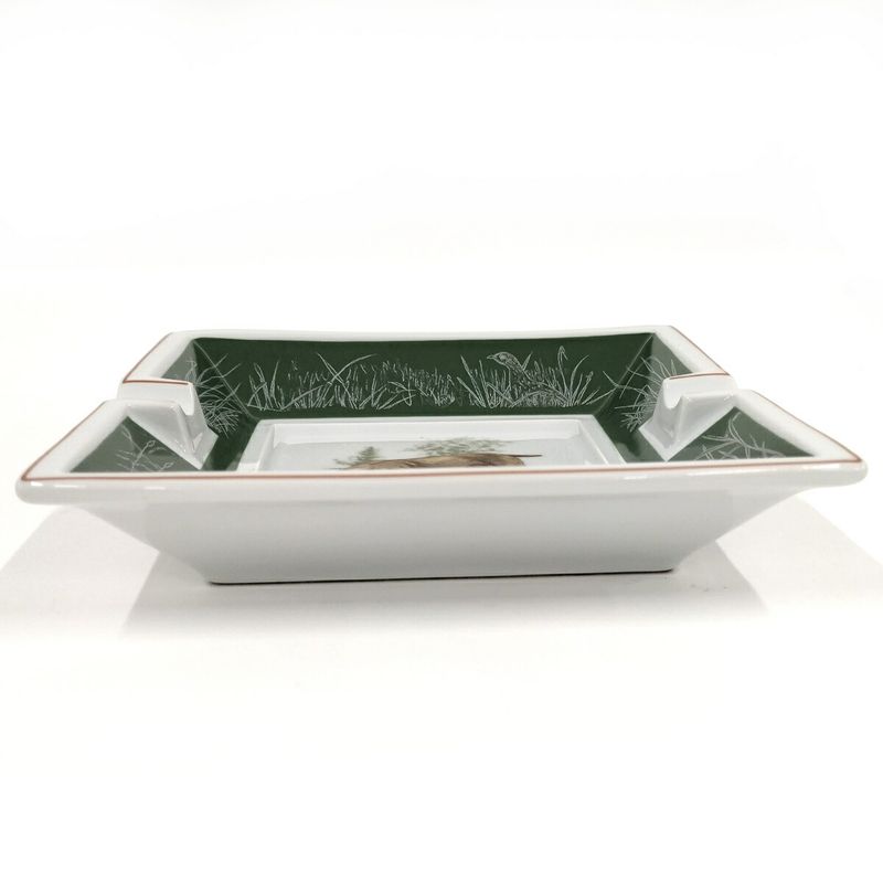 Hermes Ashtray German Pointer Dog Ashtray Accessory Case Ceramic