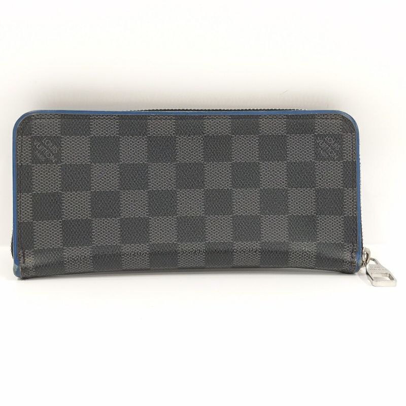 Louis Vuitton Zippy Wallet Vertical Damier Graphite N64436
