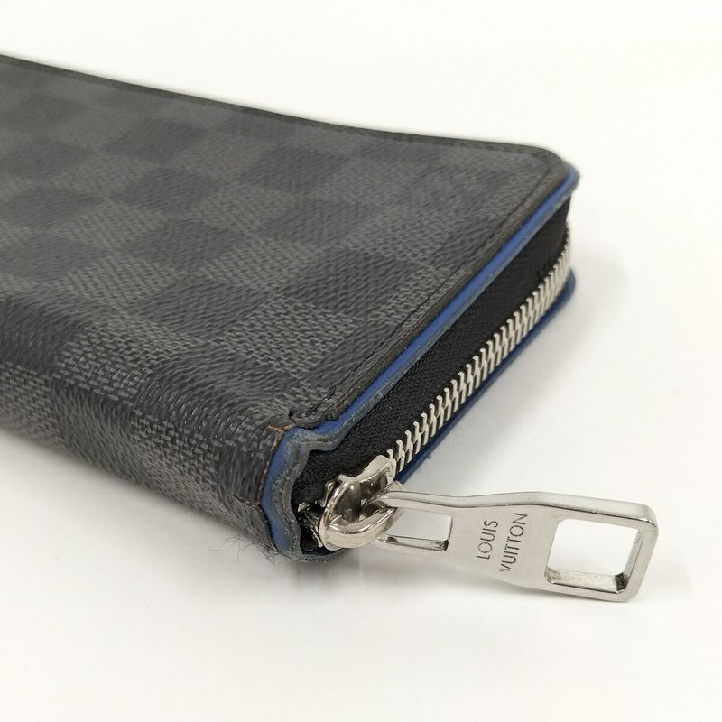 Louis Vuitton Zippy Wallet Vertical Damier Graphite N64436