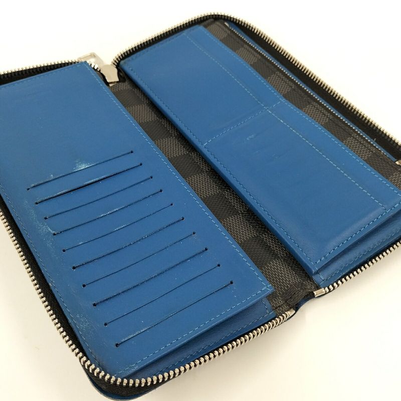Louis Vuitton Zippy Wallet Vertical Damier Graphite N64436
