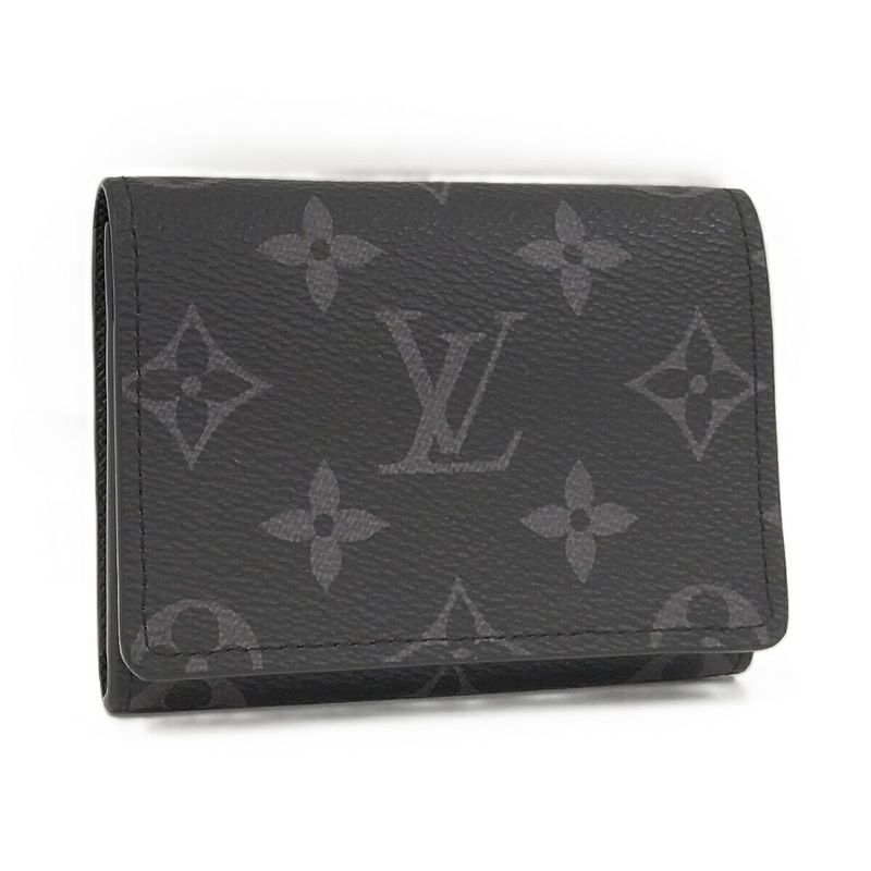 Louis Vuitton Amberop Carte de Visit Card Case Monogram Eclipse M12874
