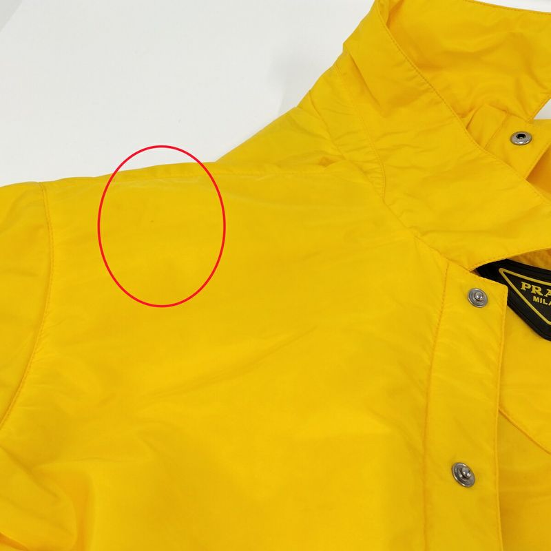 Prada Jacket Men's Nylon Yellow