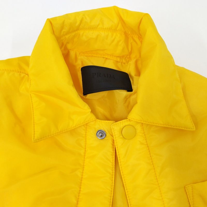 Prada Jacket Men's Nylon Yellow