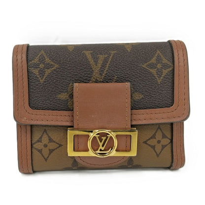 Louis Vuitton Portefeuille Dauphine Compact Trifold Wallet Monogram Reverse