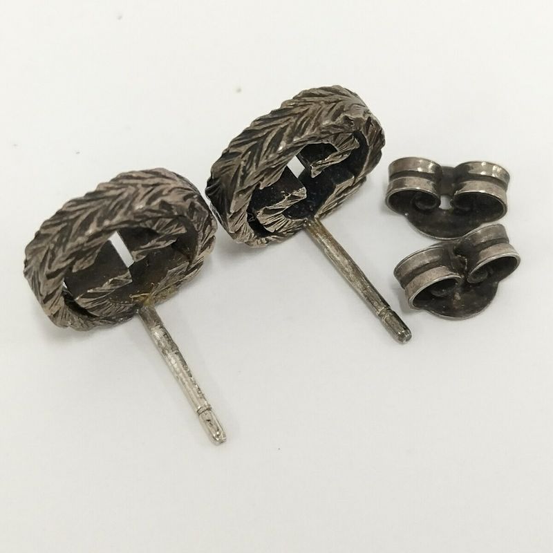 Gucci Earrings Interlocking Sv925 Ag925 Silver 925 Silver 457109