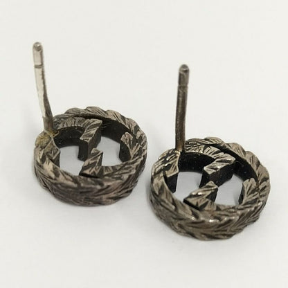 Gucci Earrings Interlocking Sv925 Ag925 Silver 925 Silver 457109