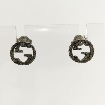 Gucci Earrings Interlocking Sv925 Ag925 Silver 925 Silver 457109