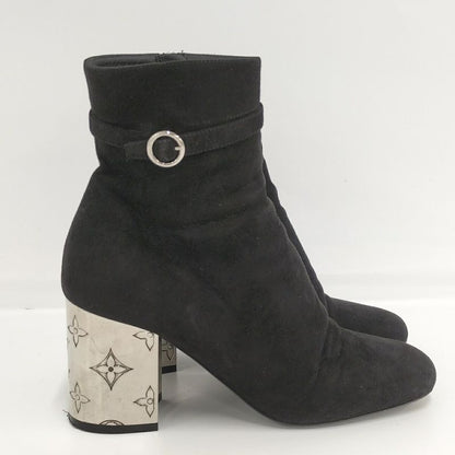 Louis Vuitton Boots Graceline Suede Black