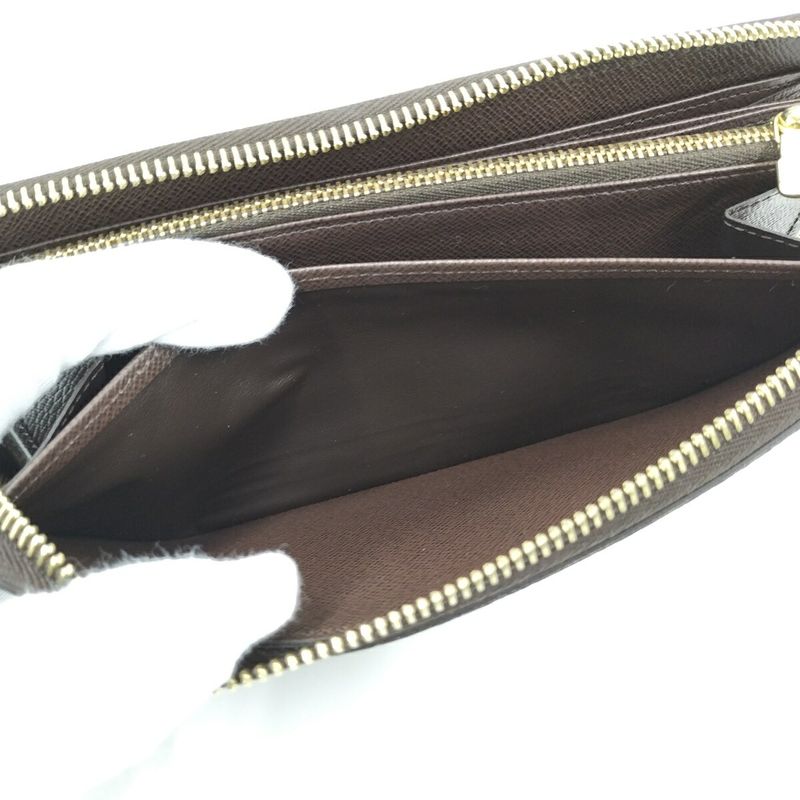 Louis Vuitton Zippy Wallet Round Zipper Long Wallet Damier Ebene N41661
