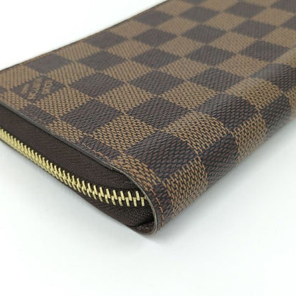 Louis Vuitton Zippy Wallet Round Zipper Long Wallet Damier Ebene N41661
