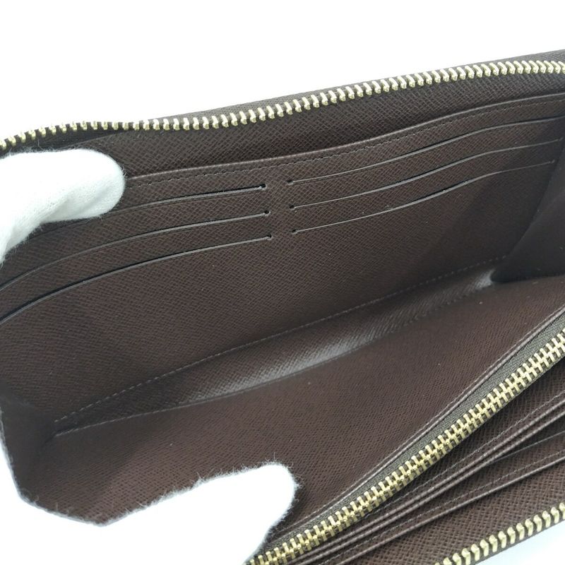 Louis Vuitton Zippy Wallet Round Zipper Long Wallet Damier Ebene N41661