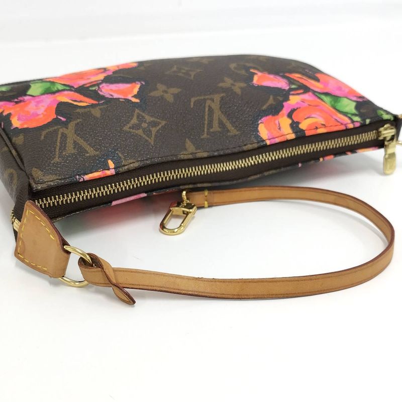 Louis Vuitton Pochette Accessories Pouch Monogram Rose M48615