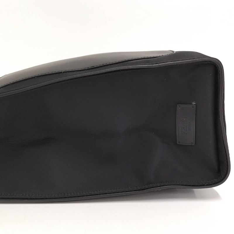 Fendi Monster Handbag Leather Black 7va367-07e