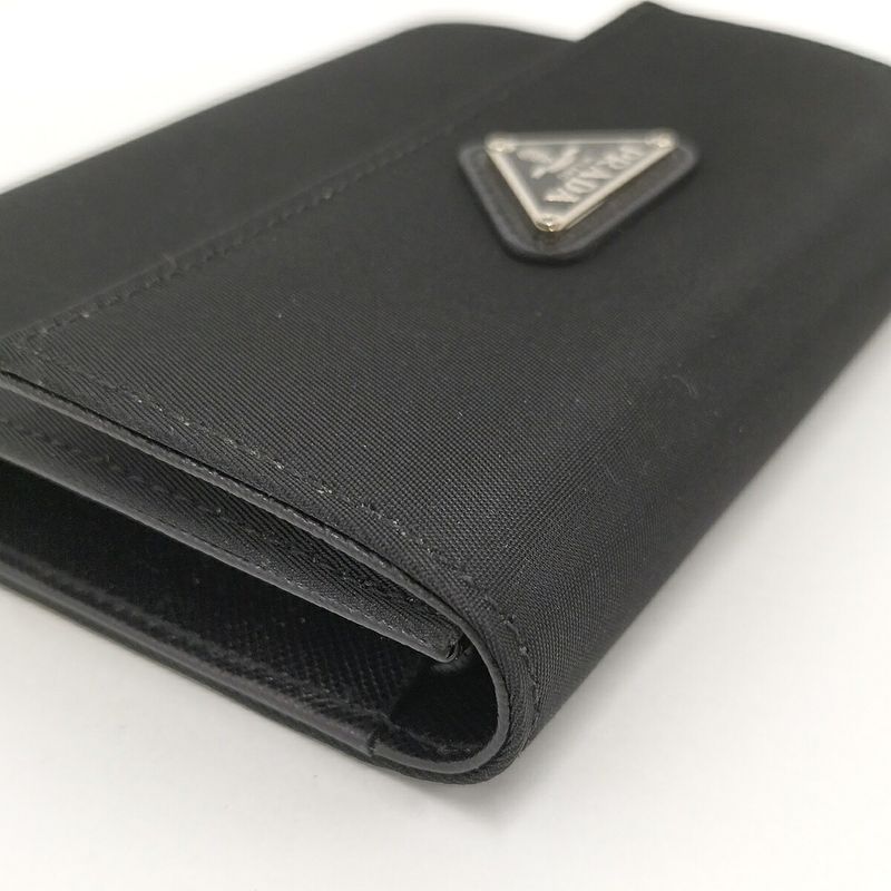 Prada Bifold Wallet Nylon Black M170