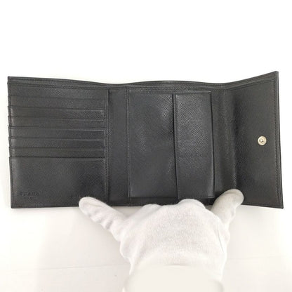 Prada Bifold Wallet Nylon Black M170