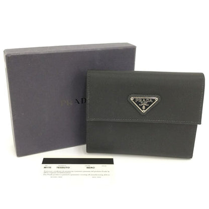 Prada Bifold Wallet Nylon Black M170