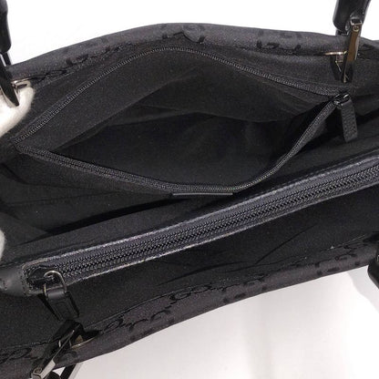 Gucci Bamboo Tote Bag Nylon Black 002.1010.2404