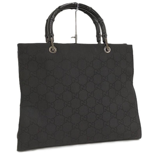 Gucci Bamboo Tote Bag Nylon Black 002.1010.2404