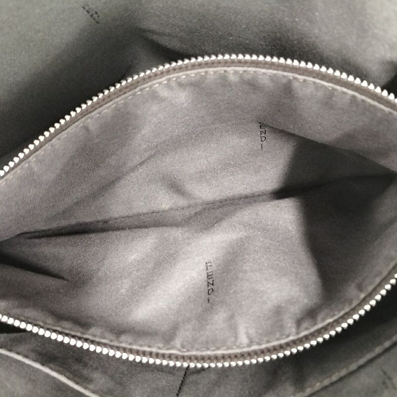 Fendi Visible Medium 2way Shoulder Bag Leather Gray