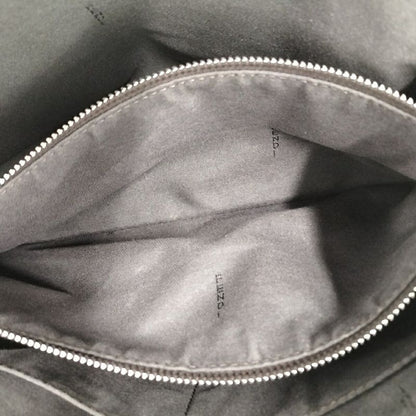 Fendi Visible Medium 2way Shoulder Bag Leather Gray