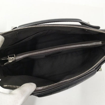 Fendi Visible Medium 2way Shoulder Bag Leather Gray