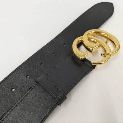 Gucci Ggmarmont Leather Belt Black 406831