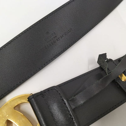 Gucci Ggmarmont Leather Belt Black 406831