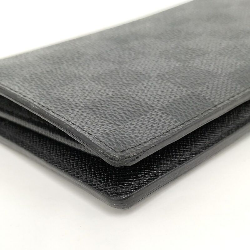 Louis Vuitton Long Wallet Portefeuille Braza Damier Graphite N62665