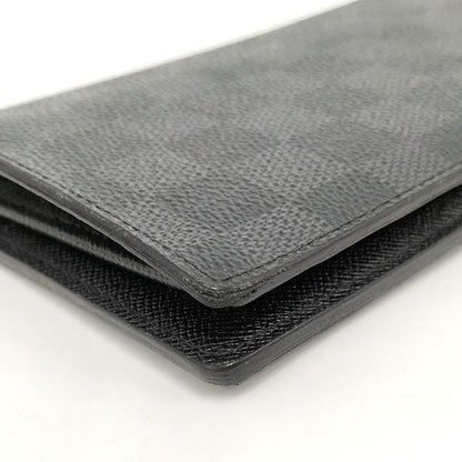 Louis Vuitton Long Wallet Portefeuille Braza Damier Graphite N62665