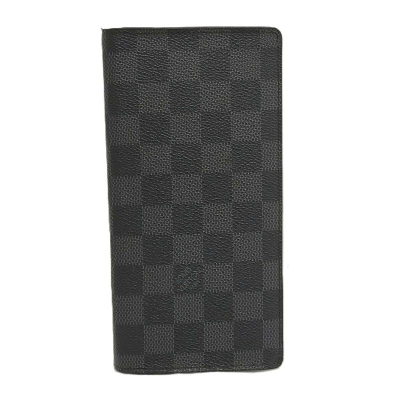 Louis Vuitton Long Wallet Portefeuille Braza Damier Graphite N62665