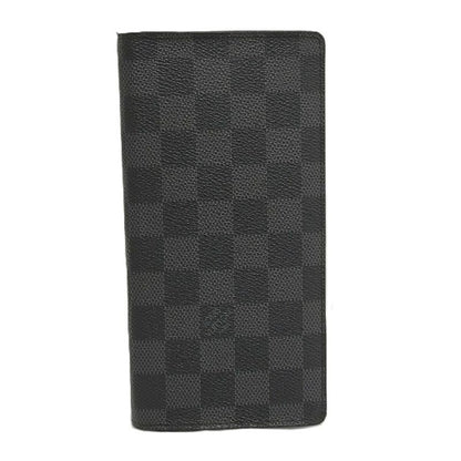 Louis Vuitton Long Wallet Portefeuille Braza Damier Graphite N62665