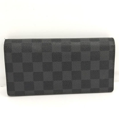 Louis Vuitton Long Wallet Portefeuille Braza Damier Graphite N62665